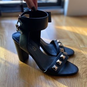 ALDO Black Ankle Strap Heels